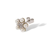 Ohrringe Idee Preziose dal 1987 Dame in Weißgold Perla IP.OK18B/3 - IP.OK18B/3